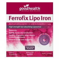 Good Health 好健康 Ferrofix Lipo Iron - Energy & Pregnancy 20s*2g